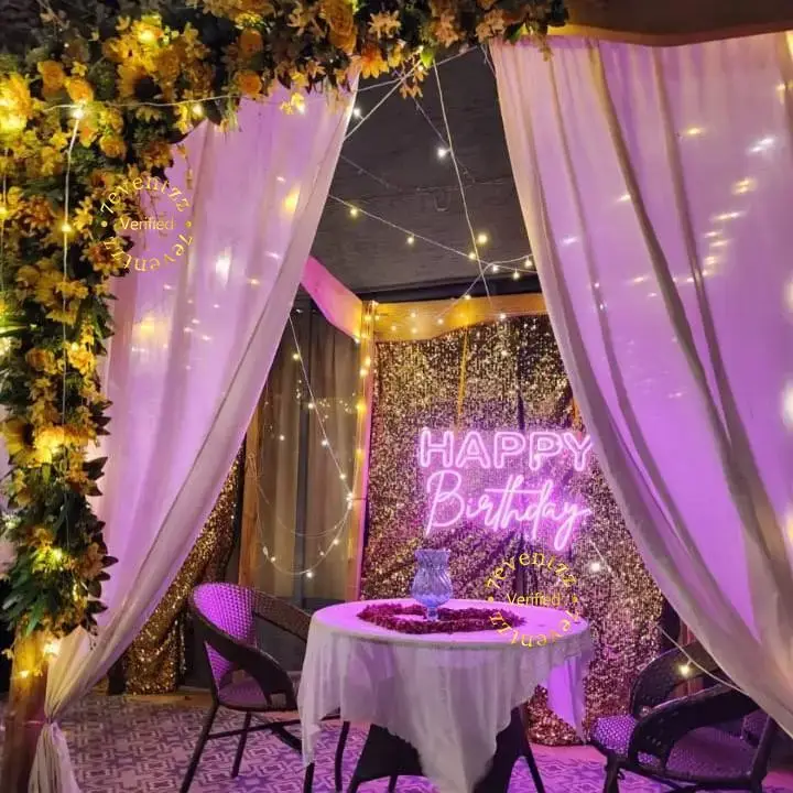Romantic Dinner in Garden Candle Light Dinner decoration with location - khatraj rd — photo 2