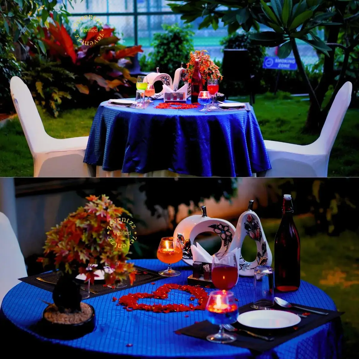 Starlit Dinner in Garden Candle Light Dinner decoration with location - electronic city — photo 2