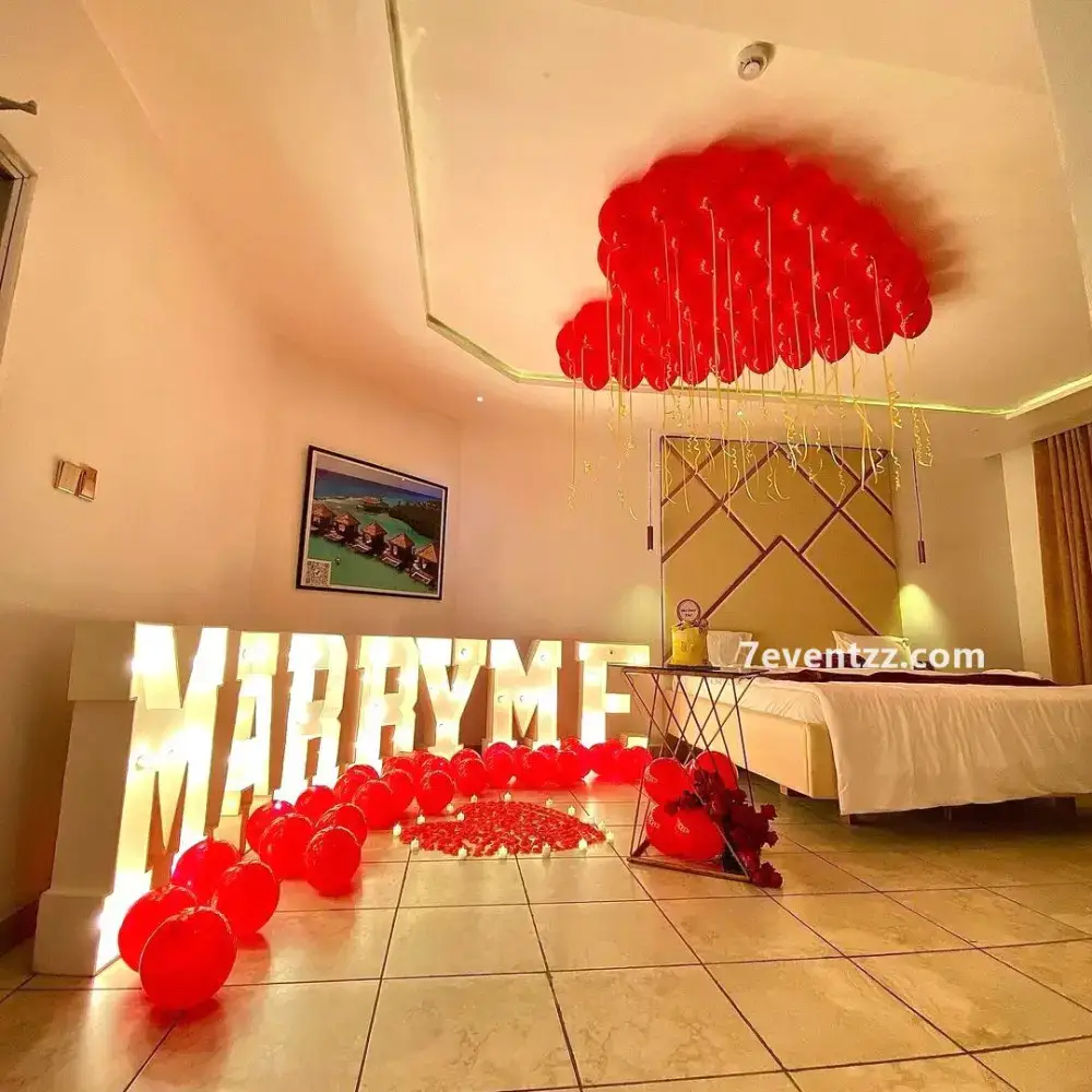 Dreamy Proposal Decoration