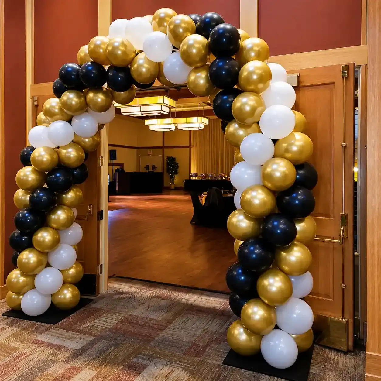 50th Birthday Stage Setup Premium decoration with sequence backdrop (8*8 feet) — photo 4