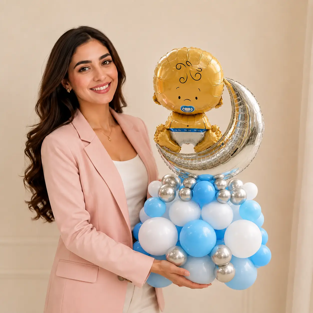 Welcome Boy Balloon Bouquet — photo 2