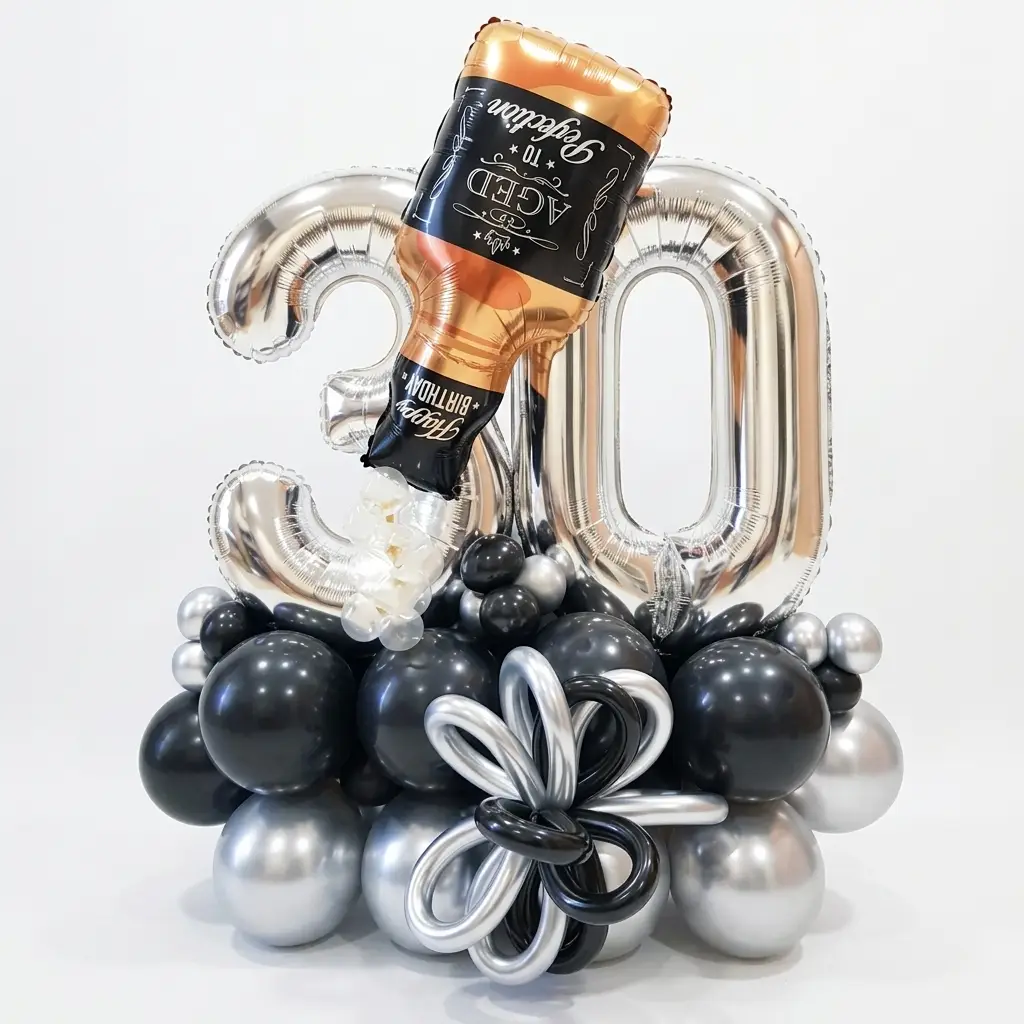 Number Balloon Bouquet
