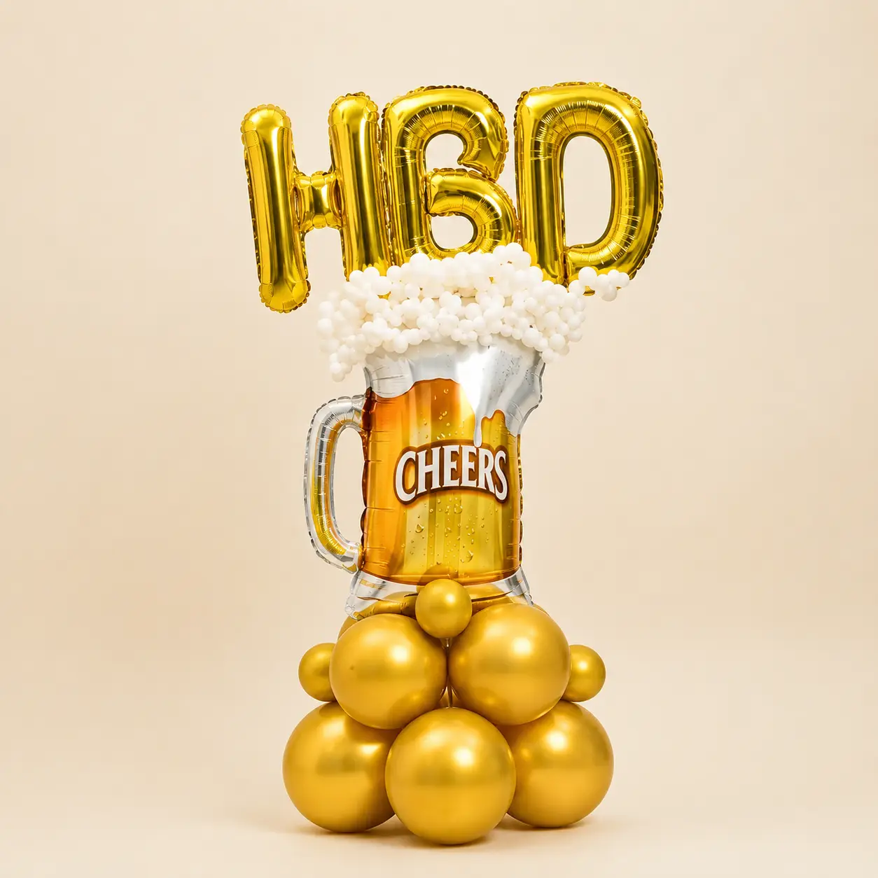 Cheers to Birthday Balloon setup