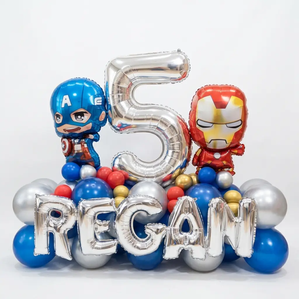 Avenger Theme Balloon Bouquet