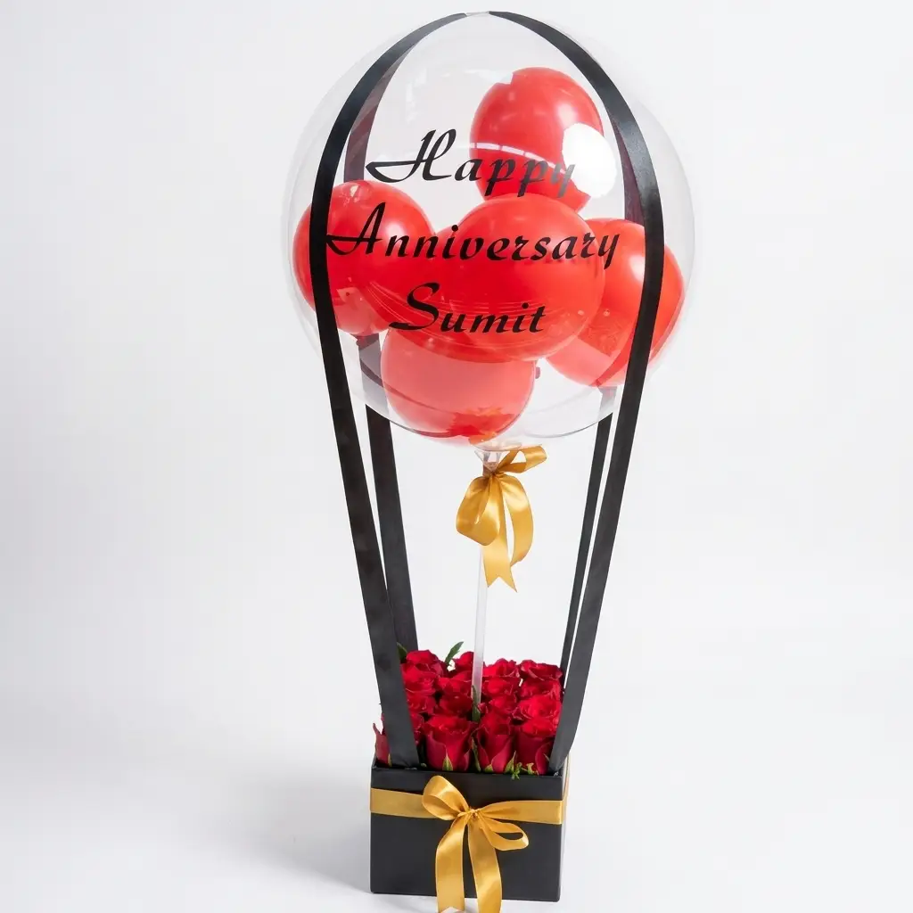 Flower Balloon Bouquet — photo 3