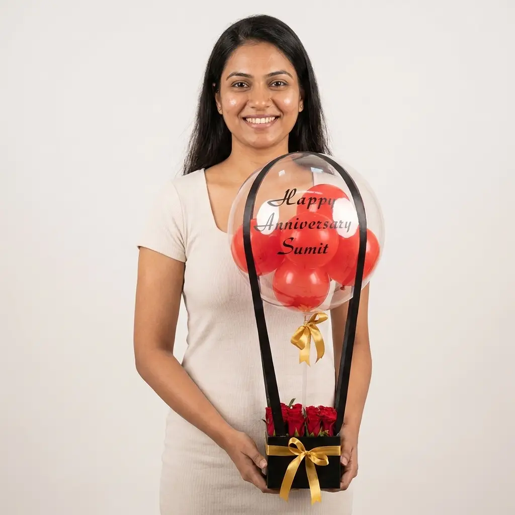 Flower Balloon Bouquet — photo 2