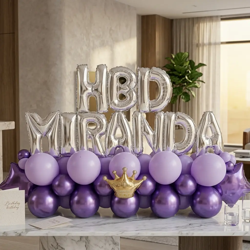Name Balloon Bouquet — photo 2