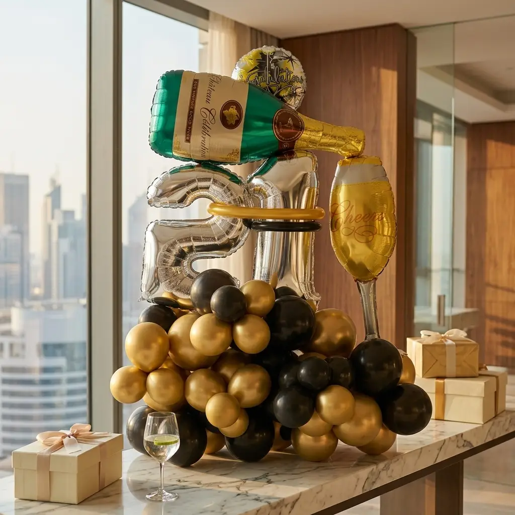 21st Birthday Balloon Bouquet — photo 2
