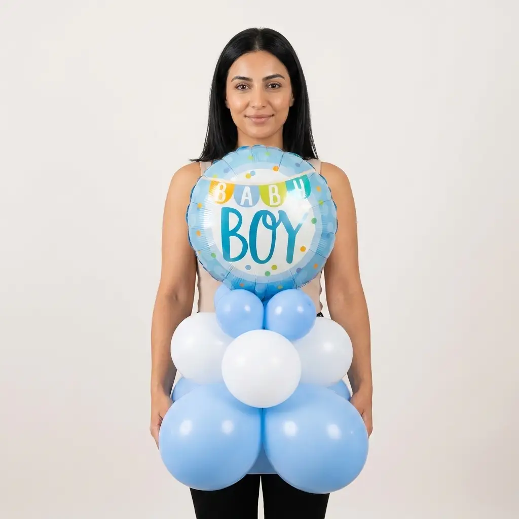 Baby Boy Balloon Bouquet — photo 2