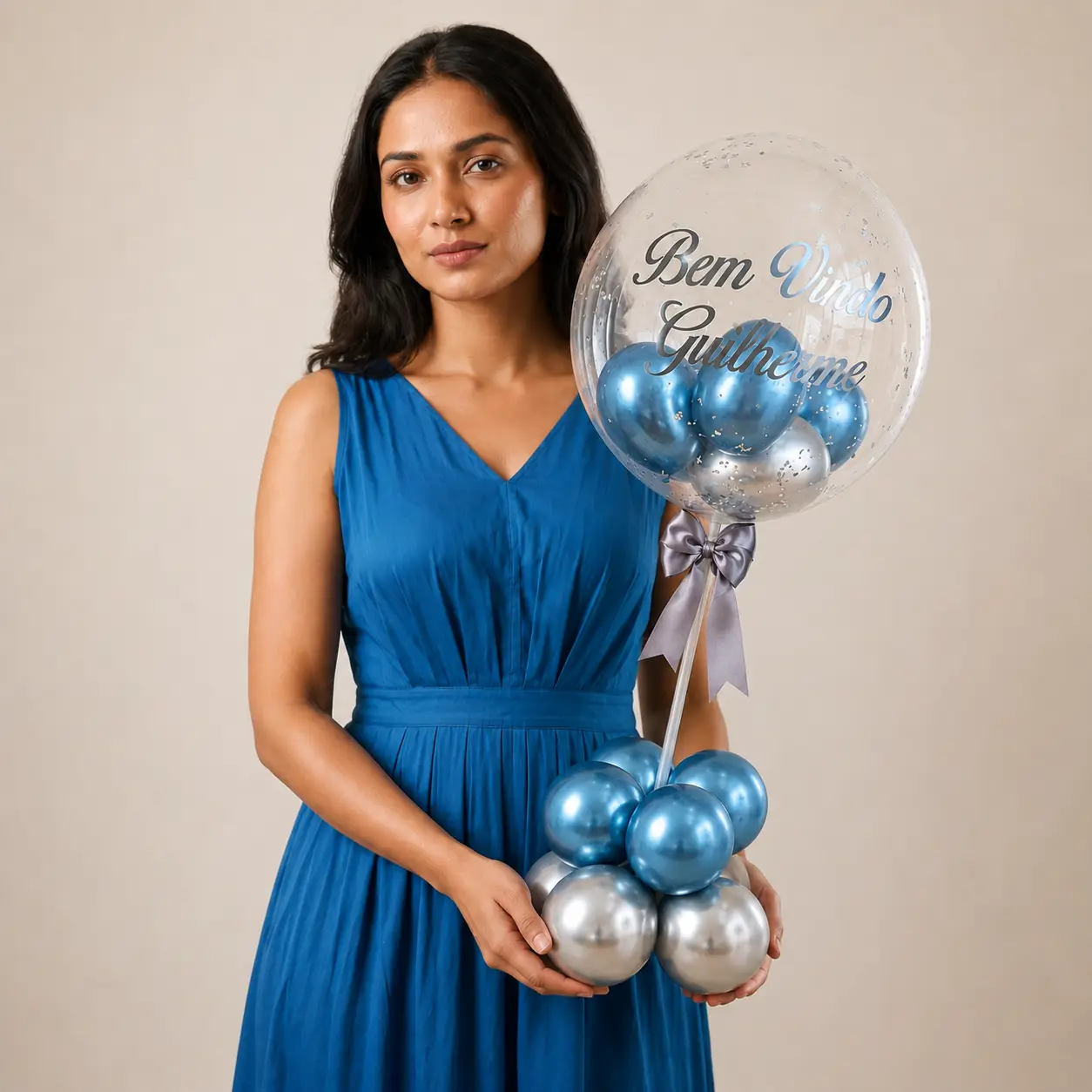 Personalized Bubble Balloon Bouquet — photo 2