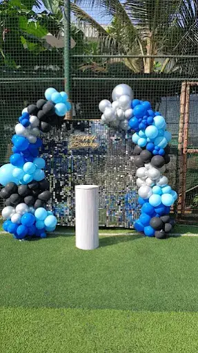 Superhero Birthday Setup