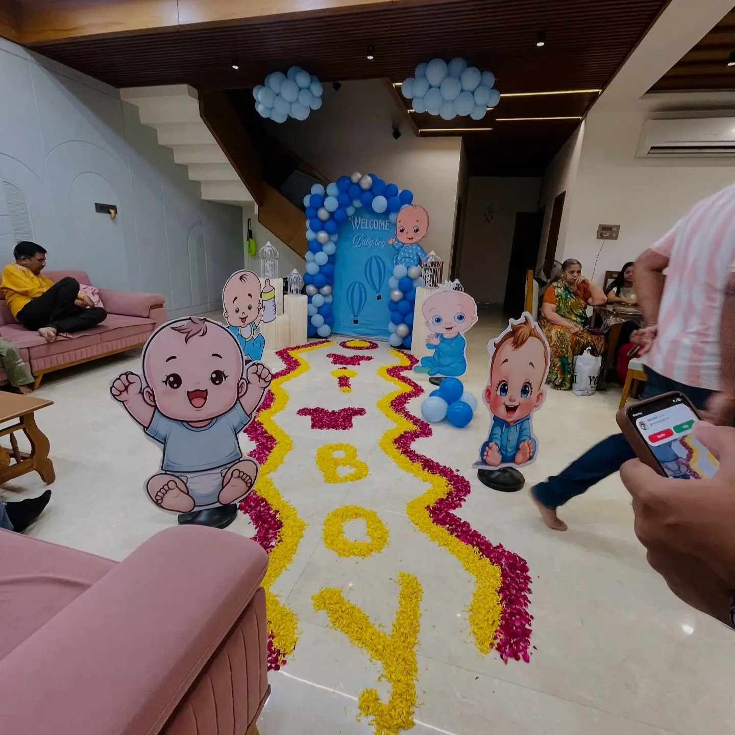 Welcome Baby Boy Setup