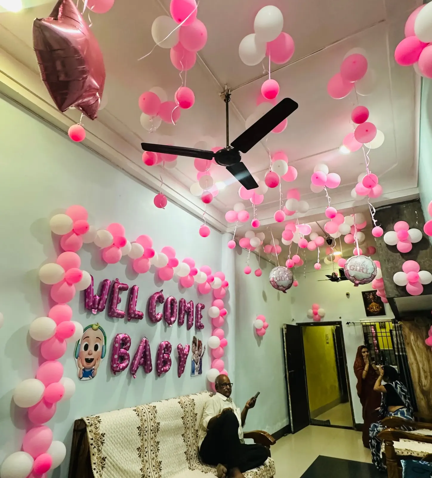 Baby Girl Welcome Decoration