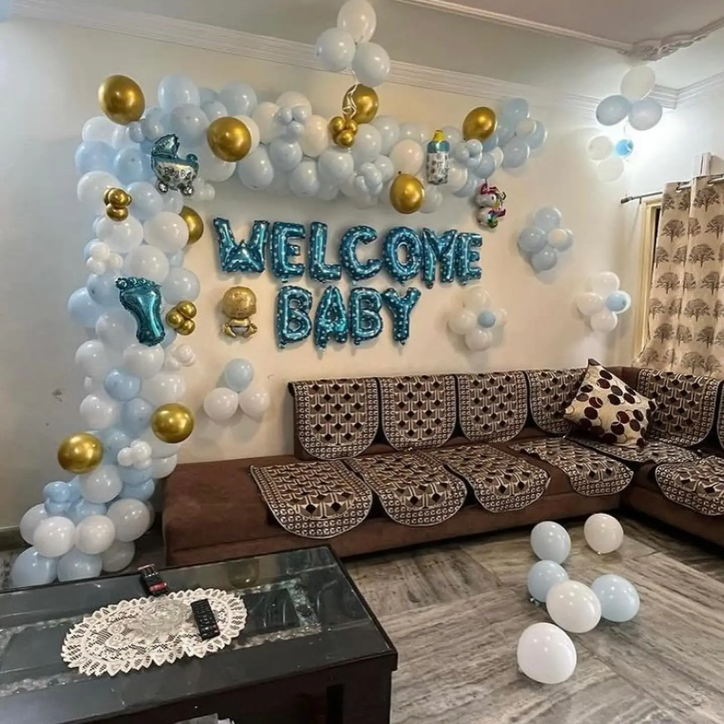 Baby Boy Balloon Arch