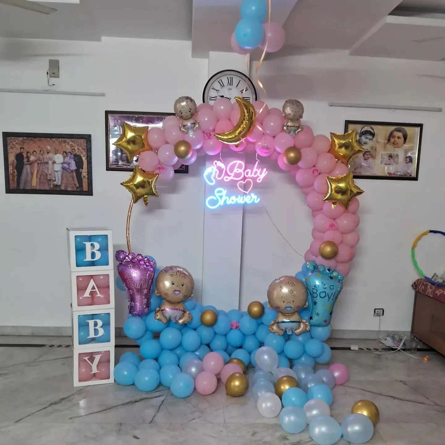 Baby Shower Balloon Garland