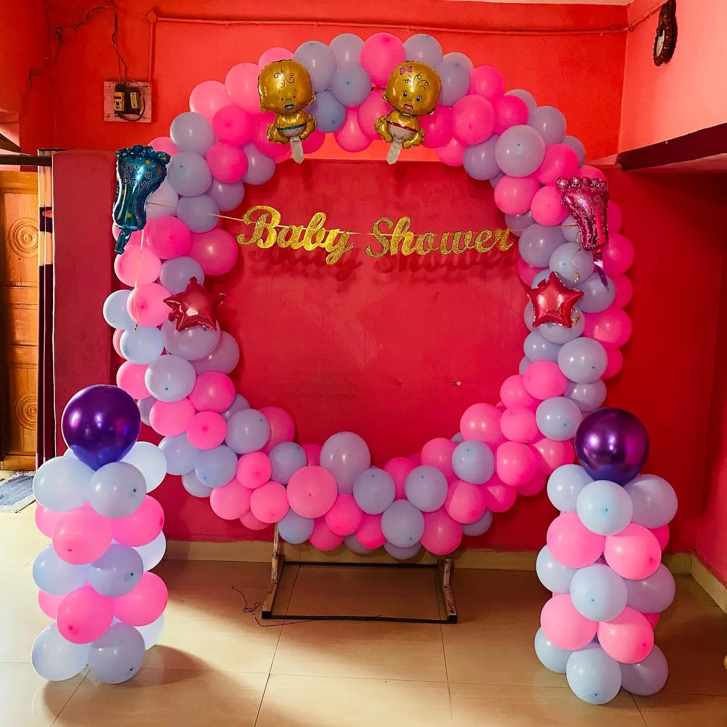 Baby Shower Welcome Backdrop