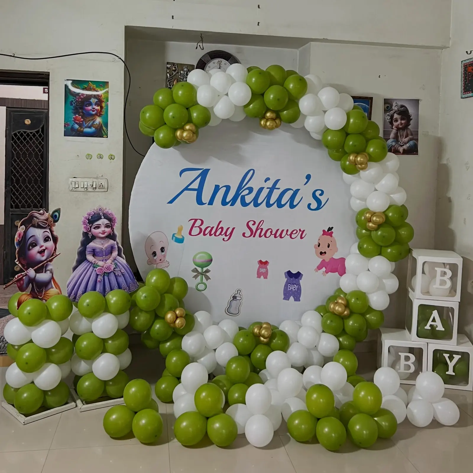 Custom Baby Shower Backdrop