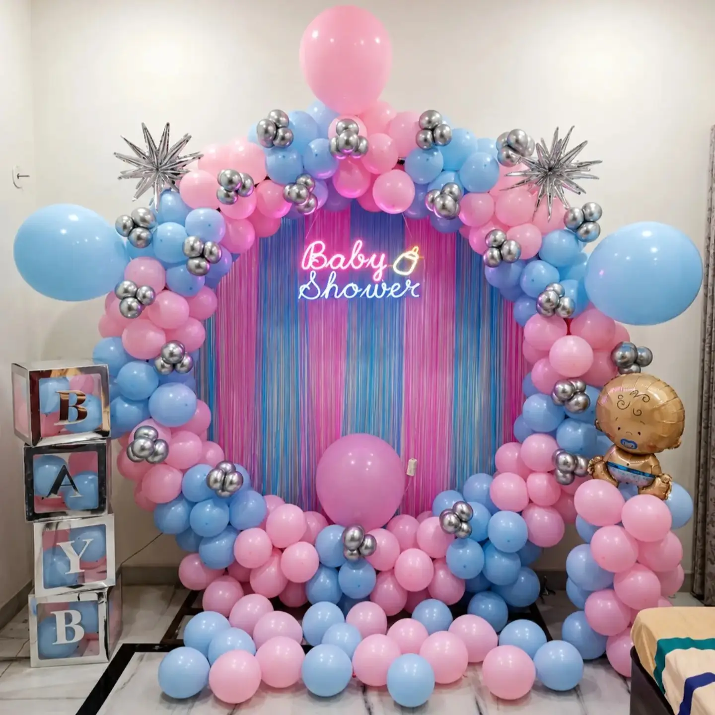 Baby Shower Balloon Decor