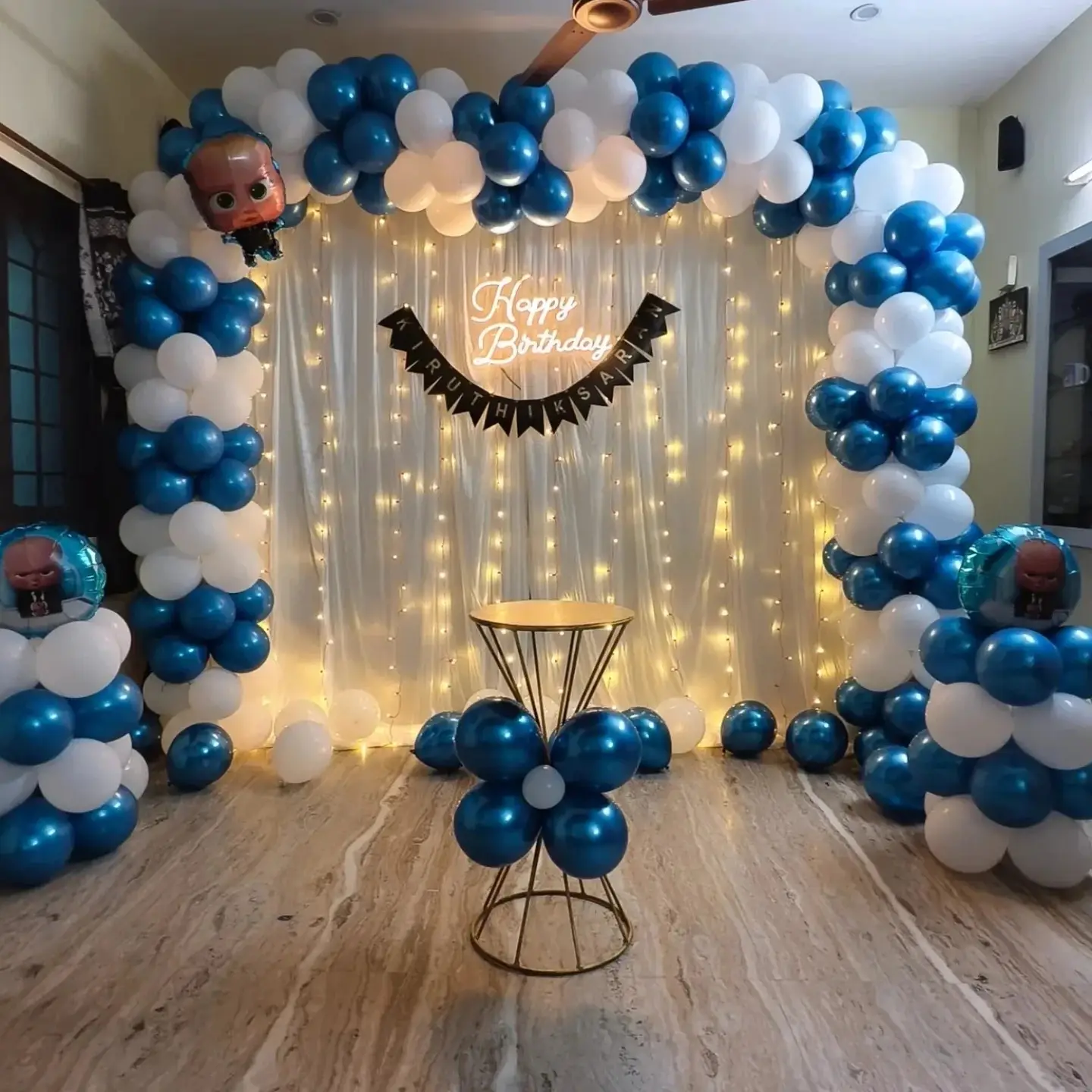 Boss Baby Birthday Setup