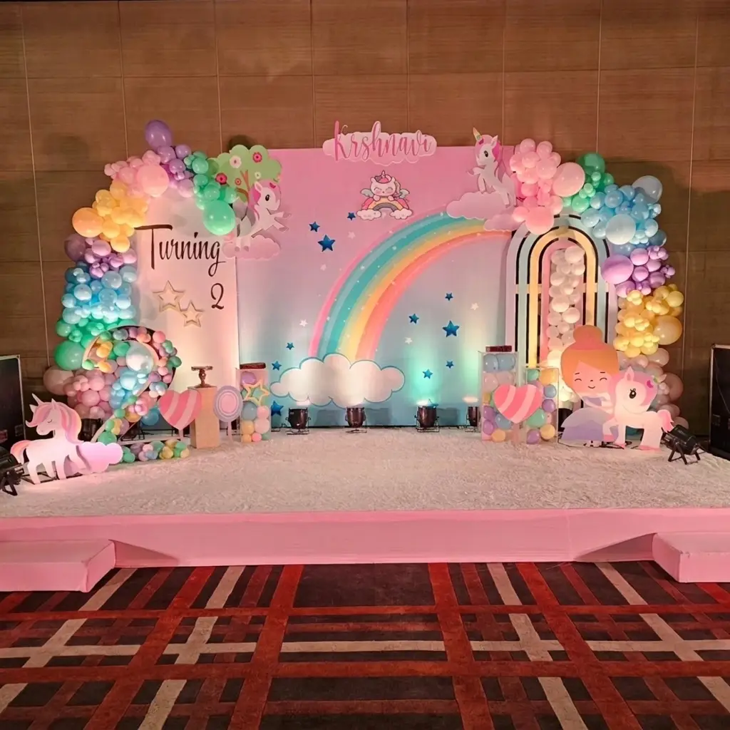 Custom Unicorn Party Setup