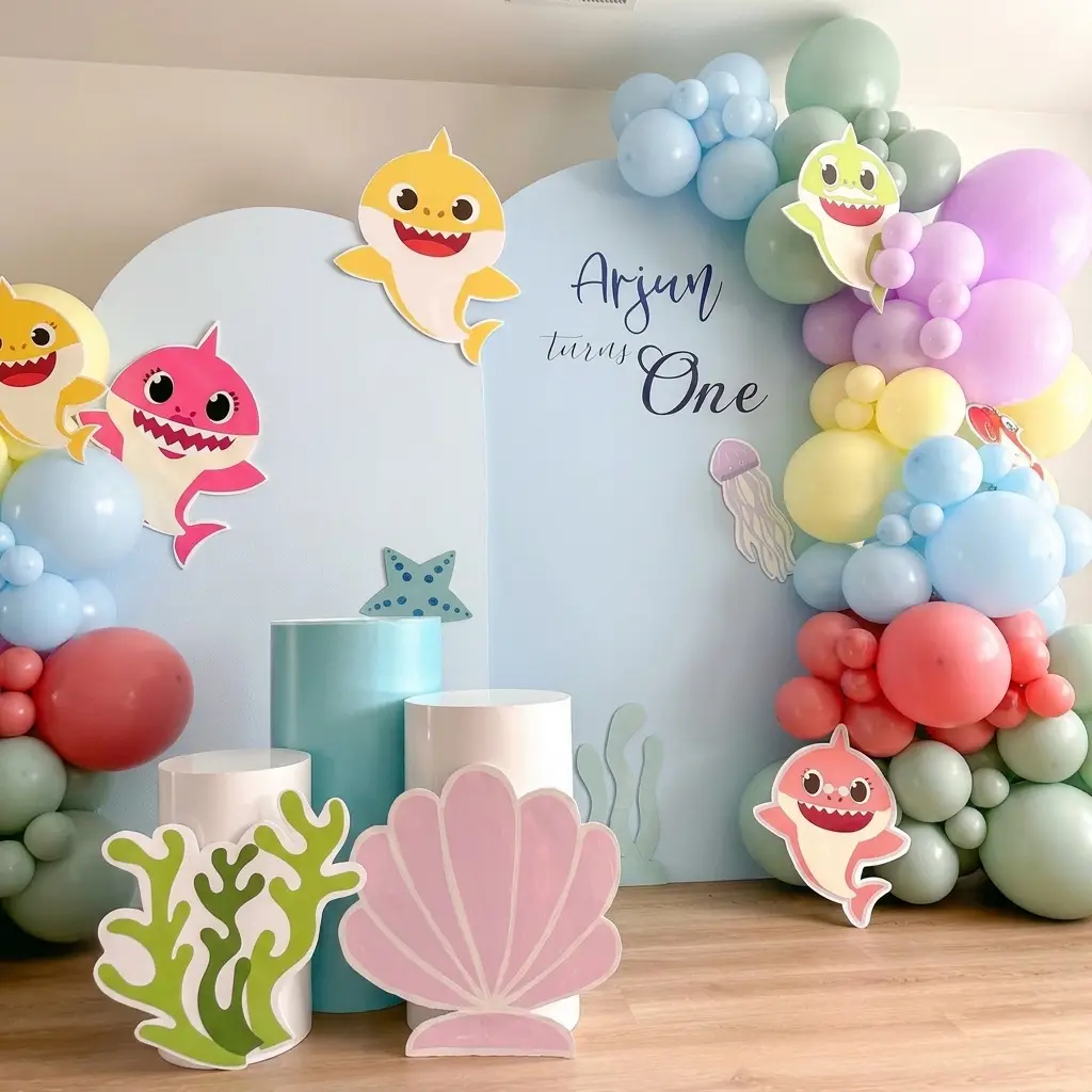 Baby Shark Theme Party Decoration