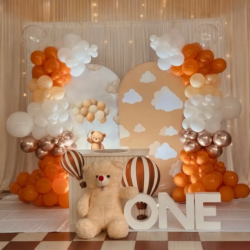 Custom Teddy Bear Party Decor
