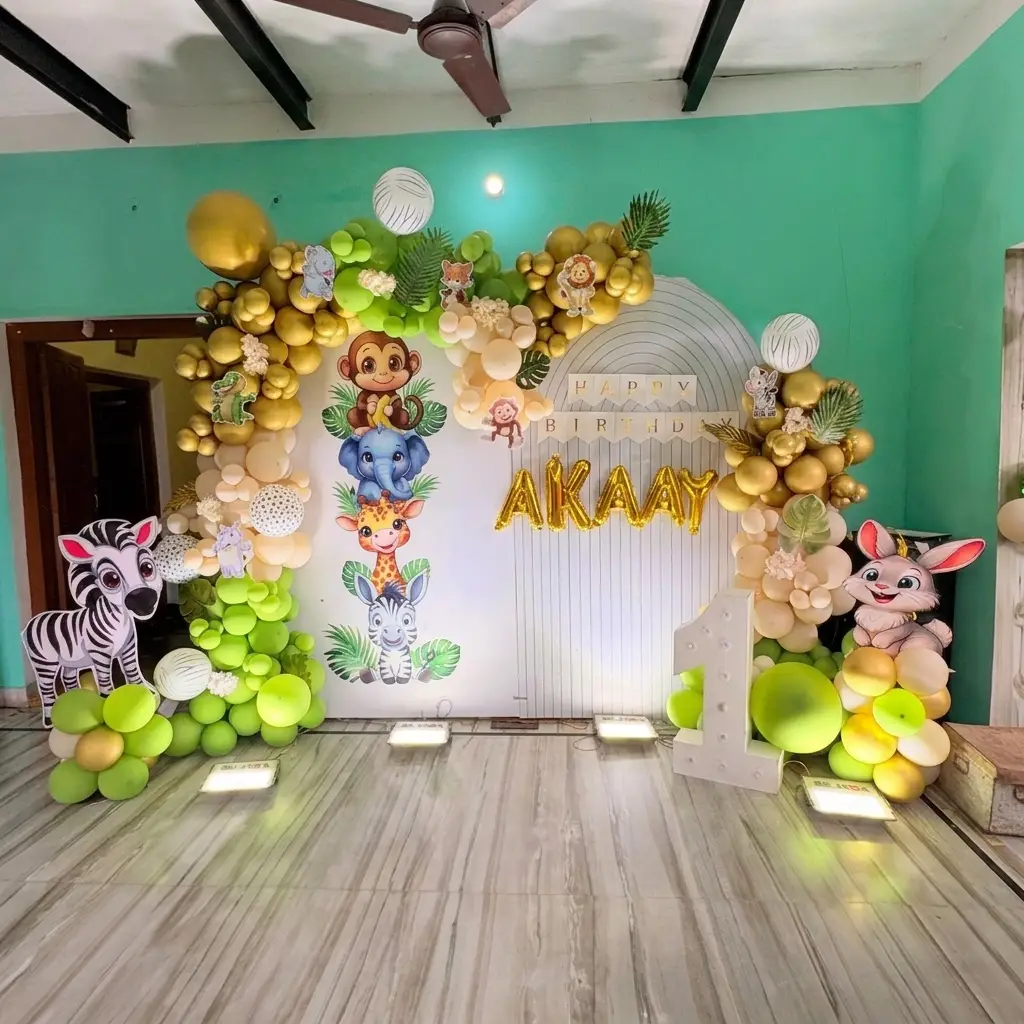Safari Balloon Garland Decoration
