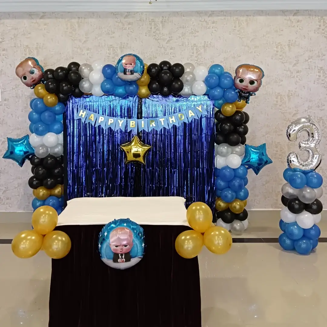 Boss Baby Theme Balloon Arch