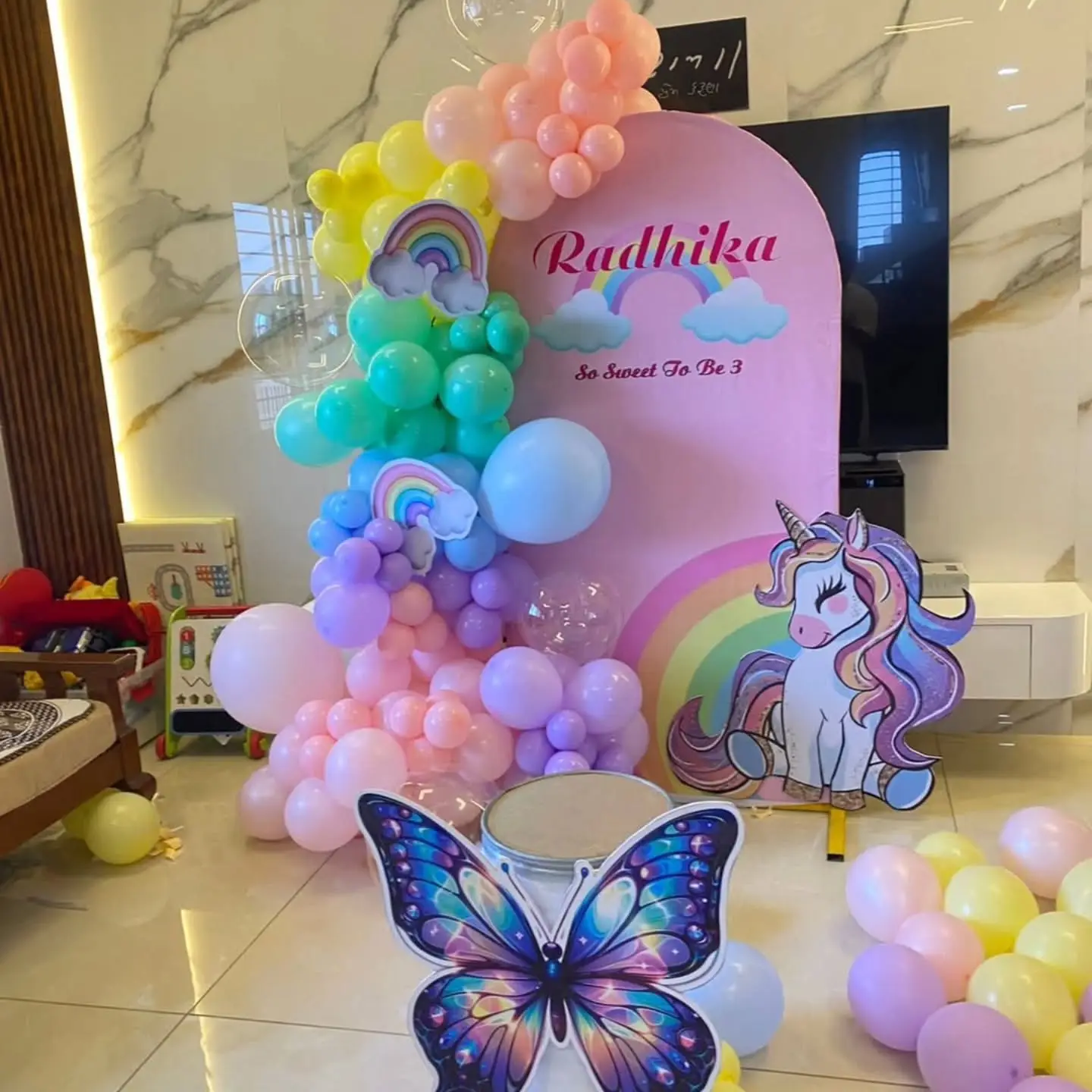 Magical Unicorn Party Setup