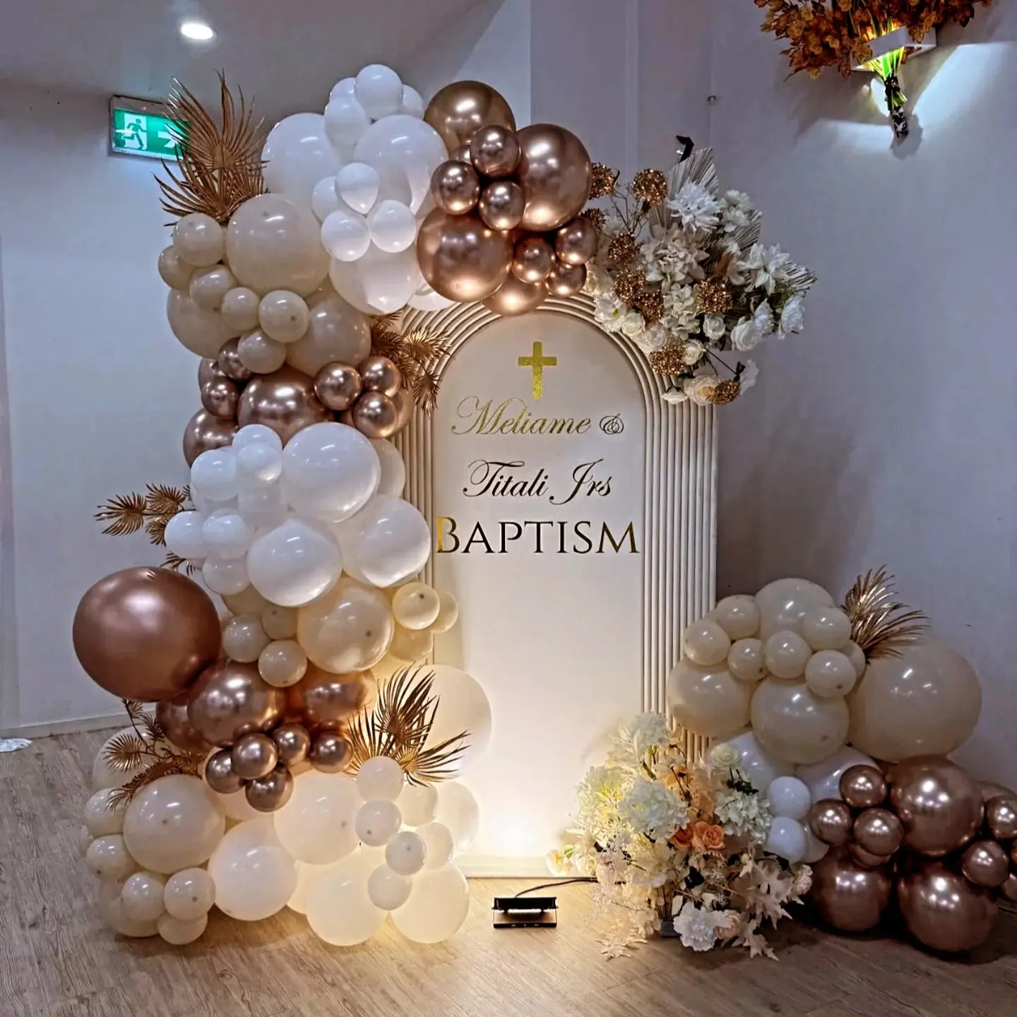 Baptism Celebration Balloon Arch