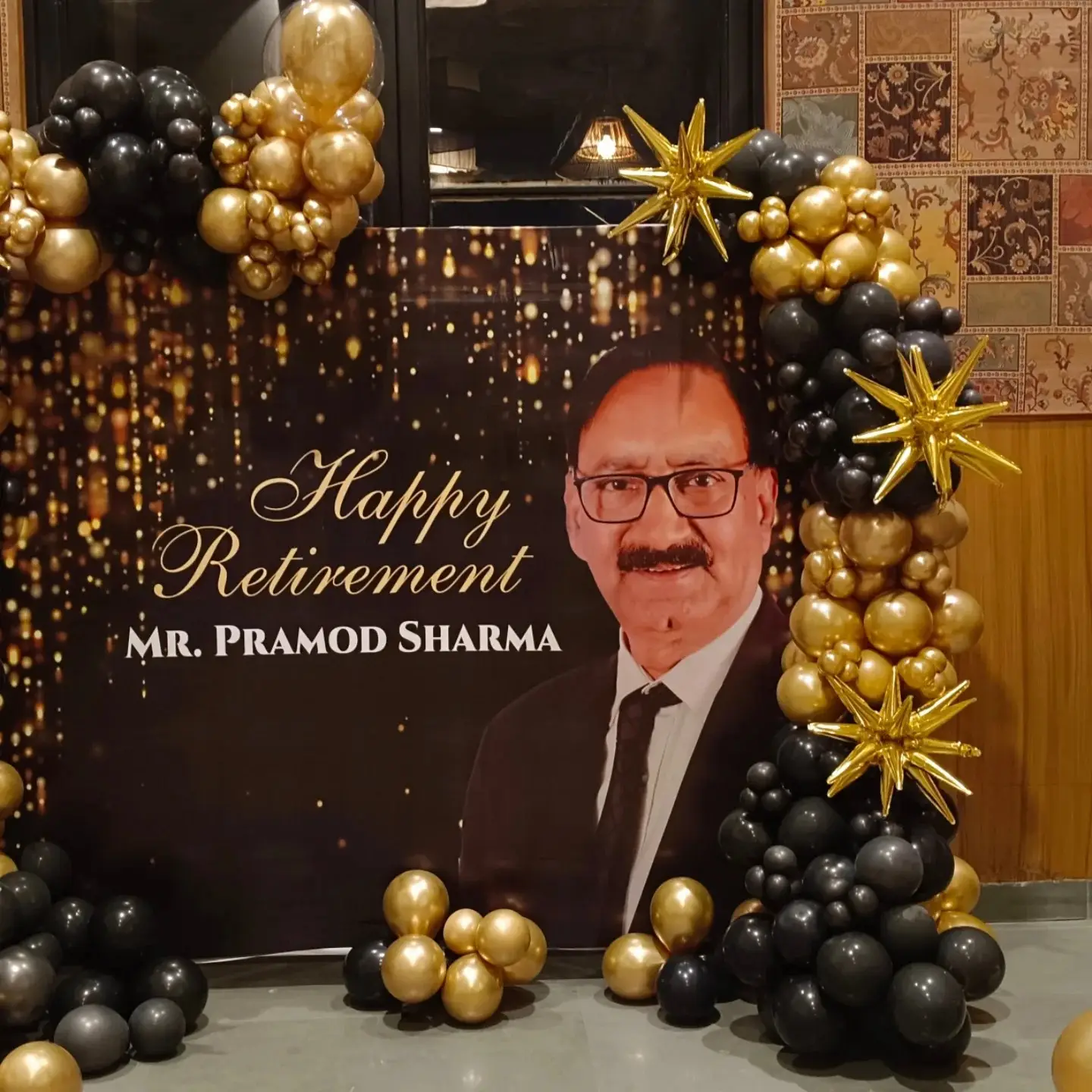 Corporate Retirement Decoration