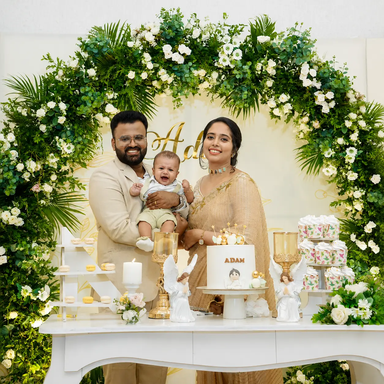 Elegant Baptism Ceremony Decoration
