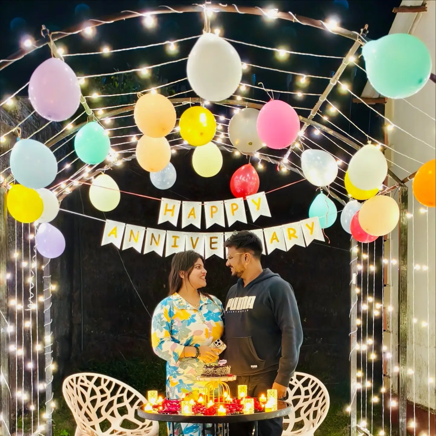 Garden Anniversary Party Decoration