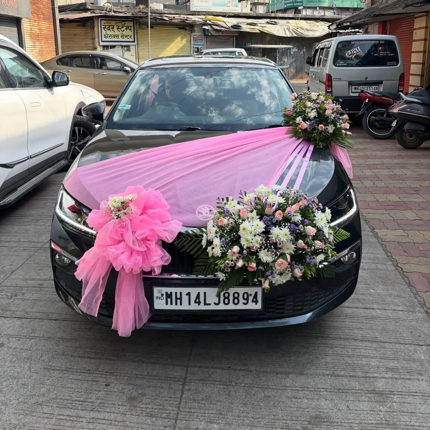 Groom Wedding Car Decoration