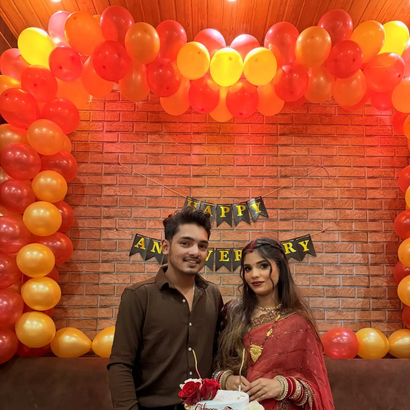 Happy Anniversary Banner Decoration