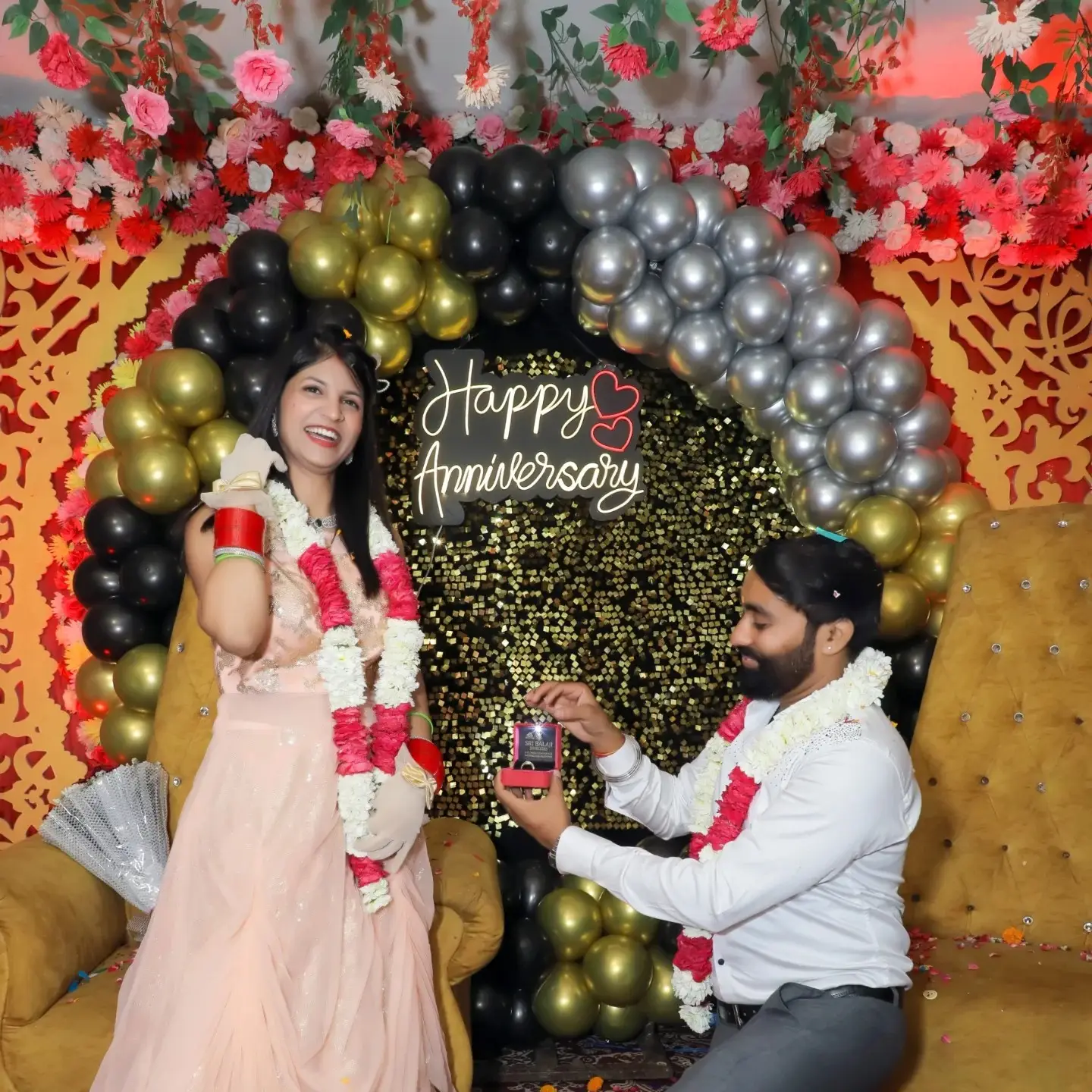 Happy Anniversary Neon Decor