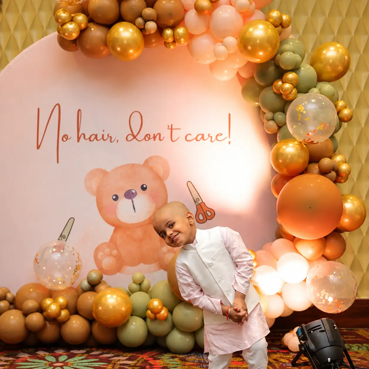 Mundan Ceremony Balloon Decoration