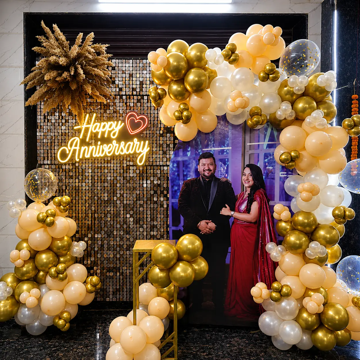 Premium Anniversary Balloon Decor