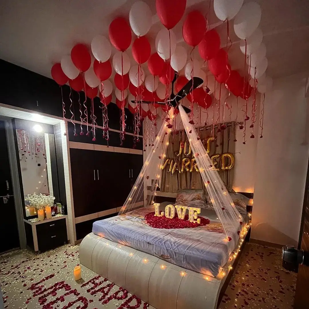 Romantic First Night Decoration