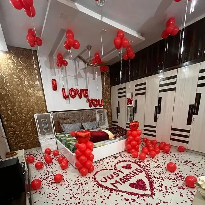 Romantic Wedding Night Decoration