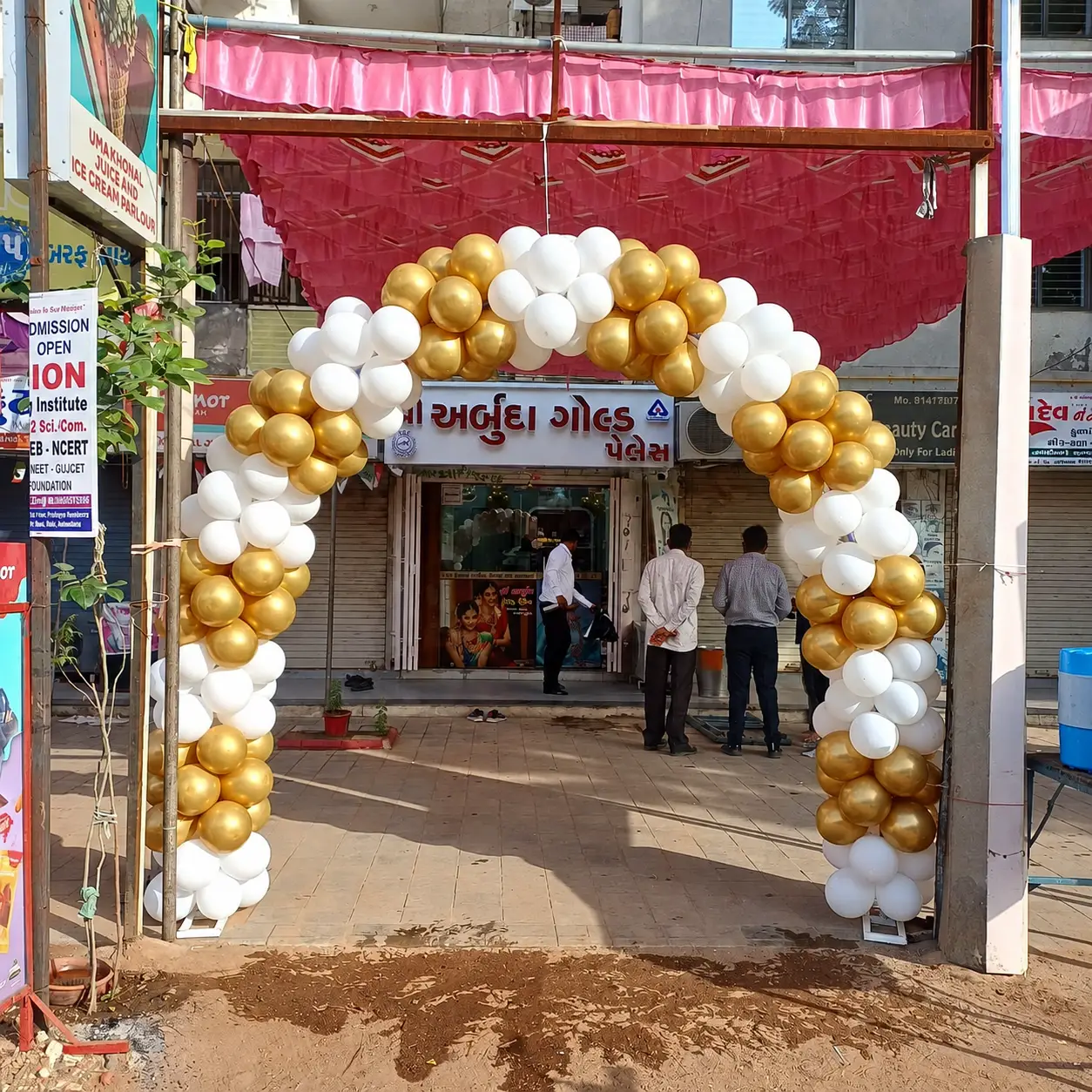 Shop Inauguration Balloon Setup
