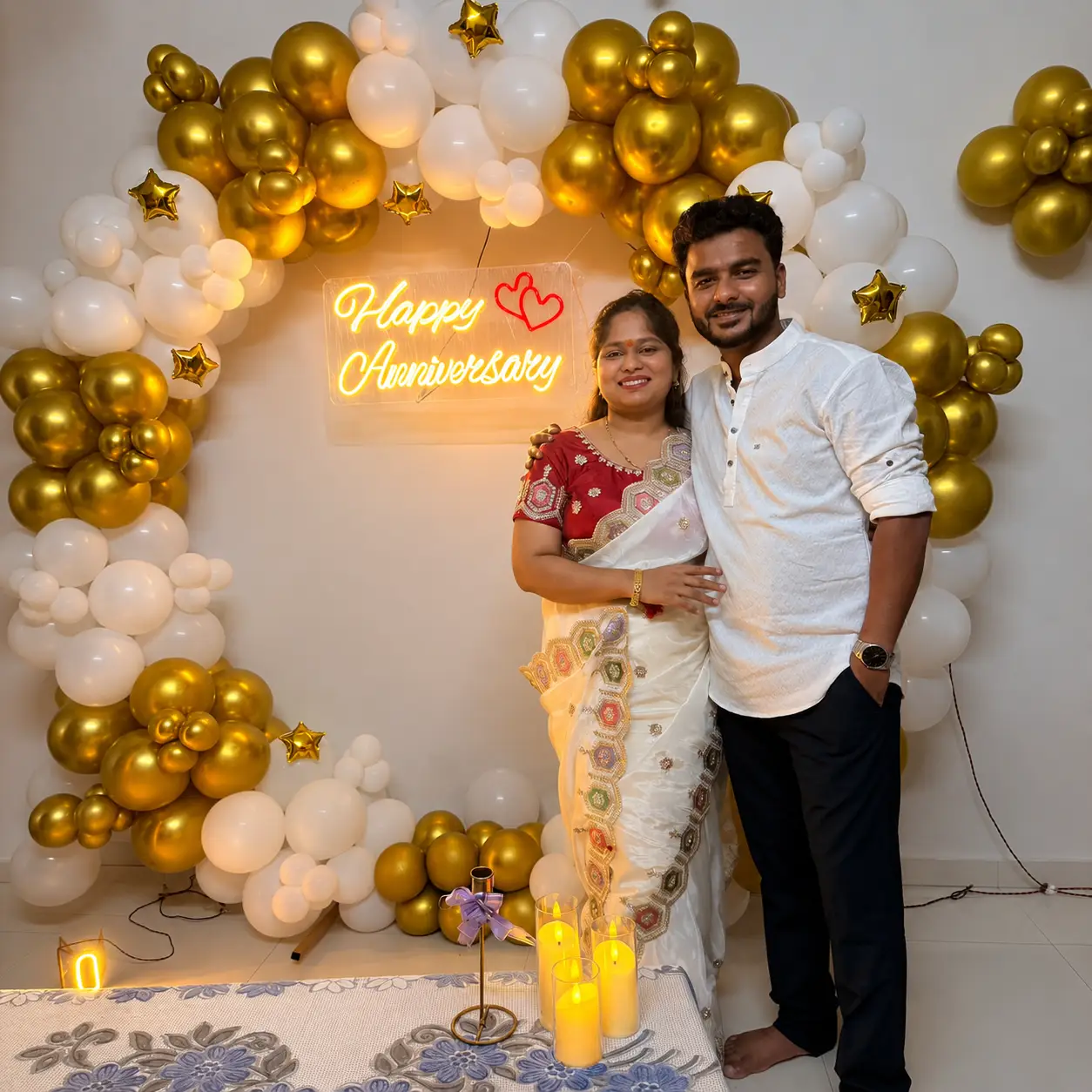 Simple  Anniversary Decoration