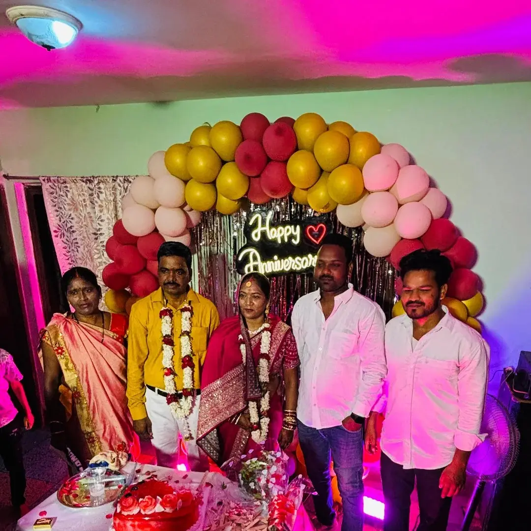 Simple Anniversary Home Decoration