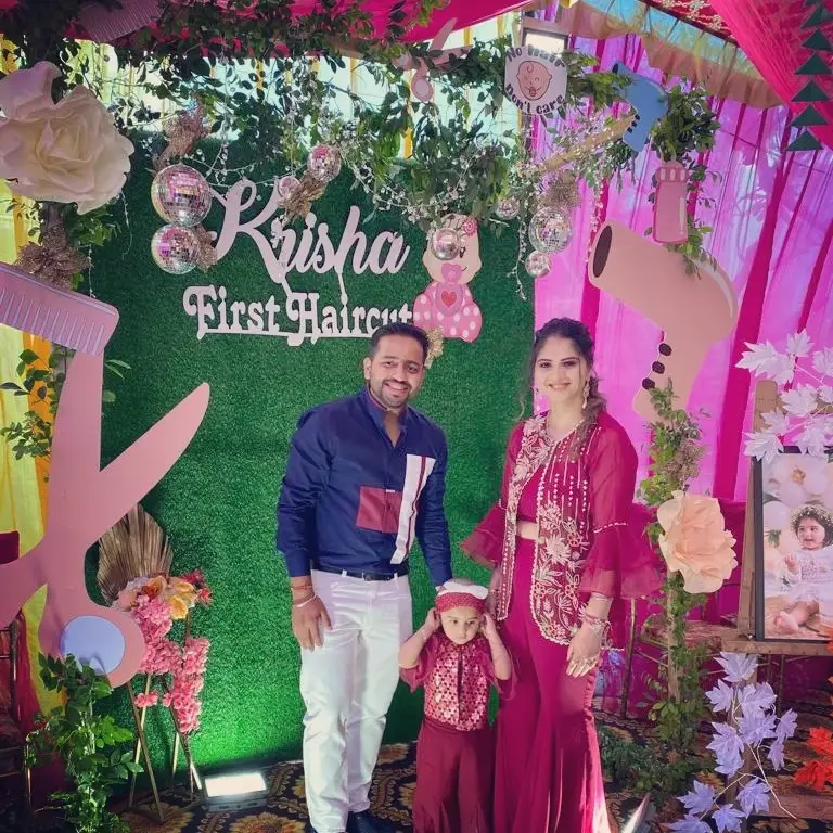 Traditional Baby Mundan Decoration