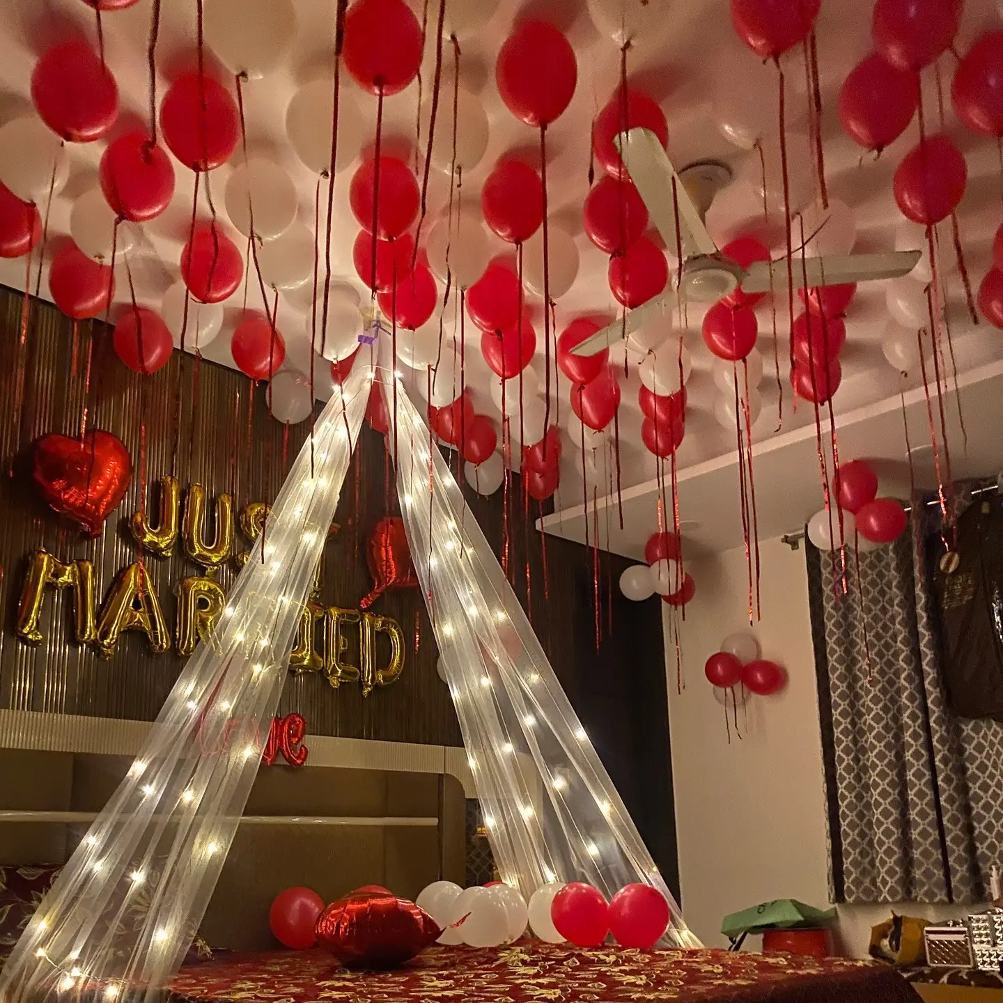 Wedding Night Bedroom Decoration