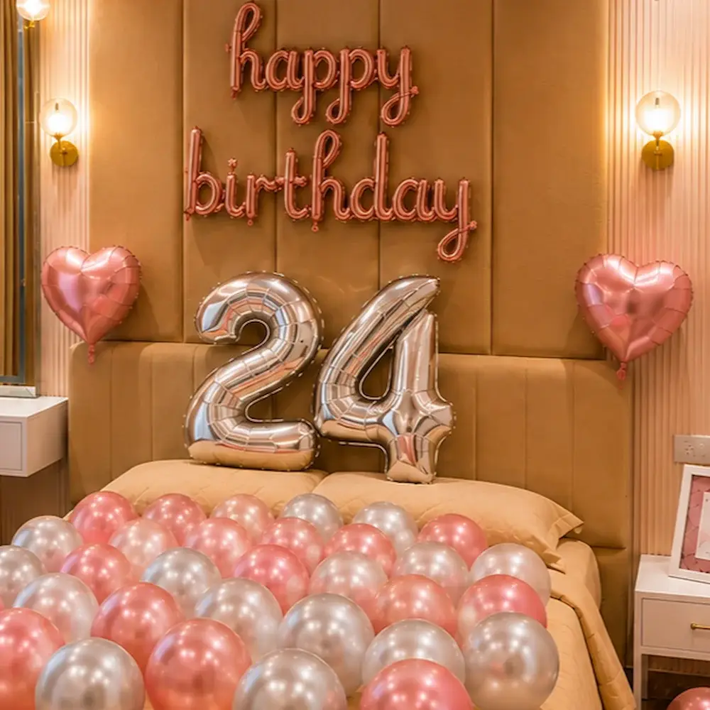 Simple and Elegant Birthday Decoration at Home — photo 2