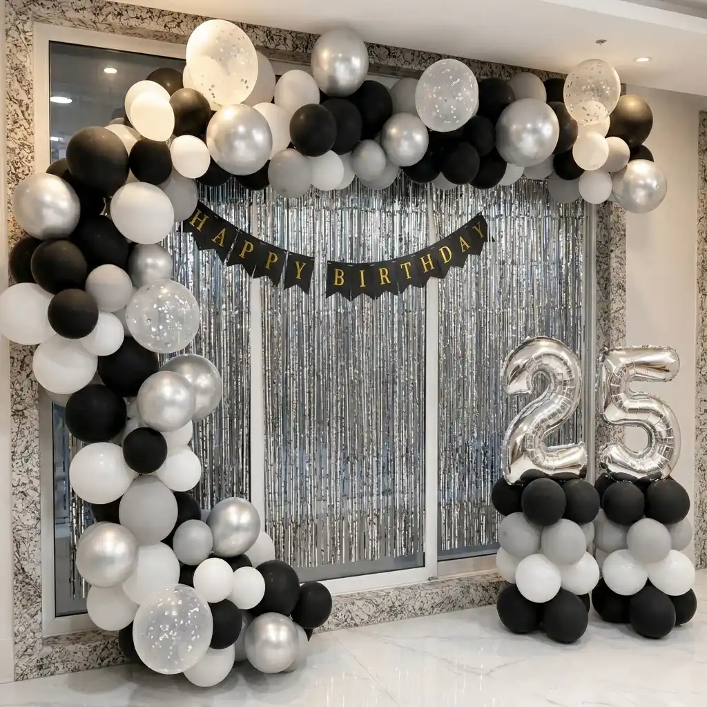 Happy Birthday Balloon Arch — photo 2