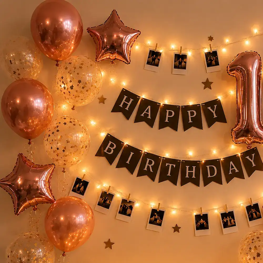 Fairy Light with Photos Birthday Decoration — photo 2