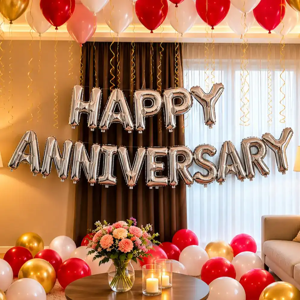 Simple Room Decoration For Anniversary — photo 2