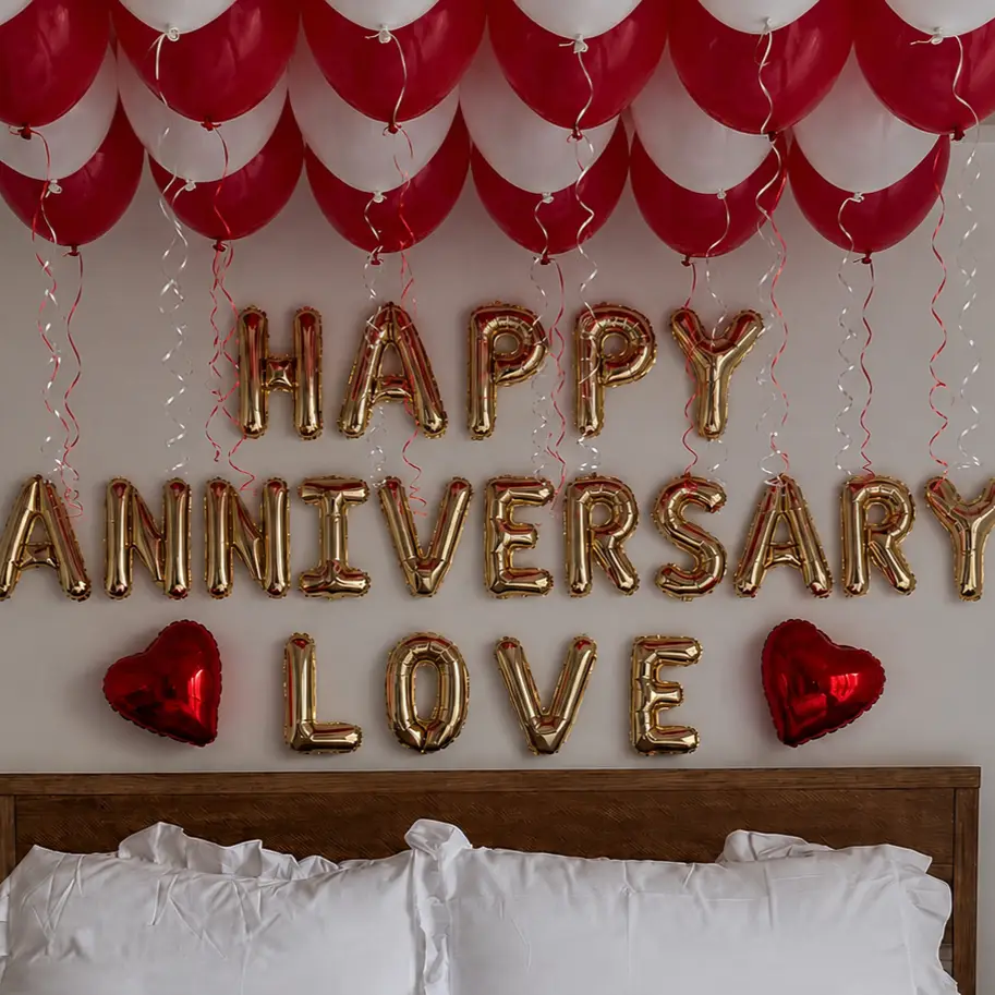 Romantic Happy Anniversary Room Decoration — photo 2